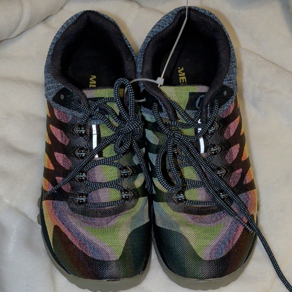 Merrell Antora 2 Trail Running Sneakers with Yellow Logo on Black Insole